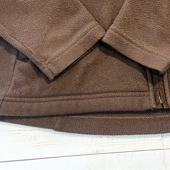 Patagonia Fleece Chocolate Brown Jacket Sz M - Picture 9 of 10